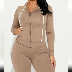 Fashion Nova Brown Lounge Set